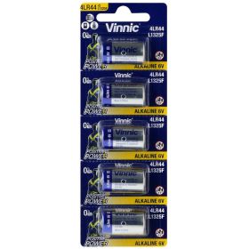 Vinnic 4LR44 / L1325F / 544A / A544 - 5 броя алкални батерии