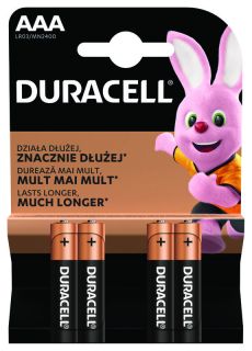 4 бр. Duracell Duralock C&B LR03 AAA алкални батерии