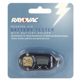 Тестер за батерии за слухови апарати Rayovac (въздушно-цинкови батерии)