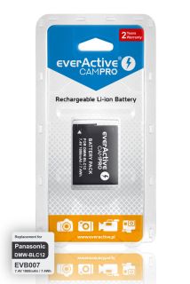 Не пропускайте нито един момент - everActive CamPro батерията замества Panasonic DMW-BLC12 перфектно