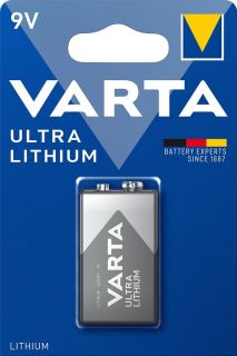 Литиева батерия Varta Lithium 9V CR-V9/L522/LA522/6f22 6122
