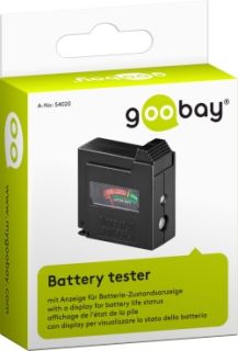 Тестер за батерии / Акумулаторен измервателен уред Goobay 54020