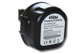 Батерия за Black & Decker A9242, A9251, A9265, A9272, A9274 - 3000 mAh, 9.6 V, NiMH