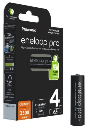 Продължи приключенията си със зареждащите се Panasonic Eneloop PRO R6 AA 2500mAh батерии