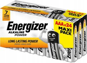 Подновената Енергия с 24бр. батерии Energizer Alkaline Power LR03/AAA Maxi Pack - Нов Дизайн и Технология Power Seal