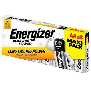 8бр. Energizer Alkaline Power LR6/AA: Алкални батерии с Върхова Технология и Надеждна Енергия | BATERIIKI.COM