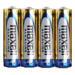 Maxell Alkaline LR6/AA (Фолио) - Издръжливи и Ефективни Алкални Батерии (4 бр.) | BATERIIKI.COM