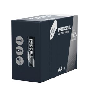 Duracell Procell Constant AA LR6 - Надеждни и Мощни Алкални Батерии - Пакет от 10 бр.