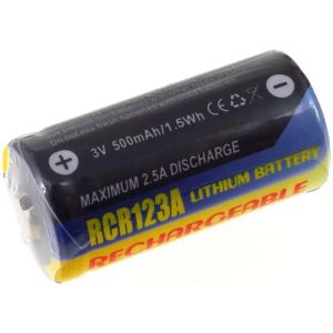 Лека и ефективна акумулаторна батерия за цифрови фотоапарати 2CR5/2CR5M - 3V, 500mAh, LiFe - сребриста