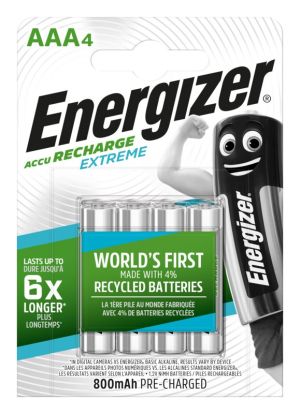 Energizer Extreme R03/AAA Ni-MH 800mAh - Възстанови Силата на Твоите Устройства с Най-Добрите Презареждащи Батерии