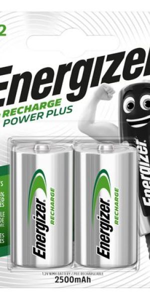 Акумулаторни C батерии Energizer Power Plus 1,2 V 2,5 Ah - Подобрете вашите устройства с превъзходна акумулаторна енергия, опаковка от 2 бр. BATERIIKI.COM