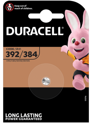 Duracell SR41 392/384: Висококачествена Сребърна Оксидна Батерия за Часовници и Електроника