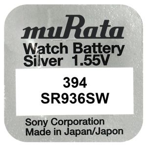 Батерия Murata 394 (SR936SW) - Идеална за Вашия Часовник и Електроника - BATERIIKI.COM