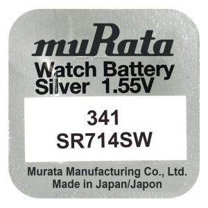 Батерия Murata 341 (SR714SW) - Предано Захранване за Вашия Часовник - BATERIIKI.COM
