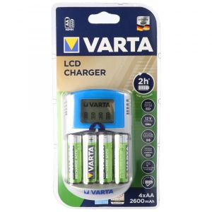 Зарядно Устройство VARTA 57070 201 451 LCD включващо 4бр. АА 2600mAh Акумулаторни Батерии - Идеално Захранване за Вашите Устройства | BATERIIKI.COM