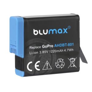 Съвместима Батерия за GoPro Hero 8 Black, AHDBT-801, 1220mAh, Li-ion