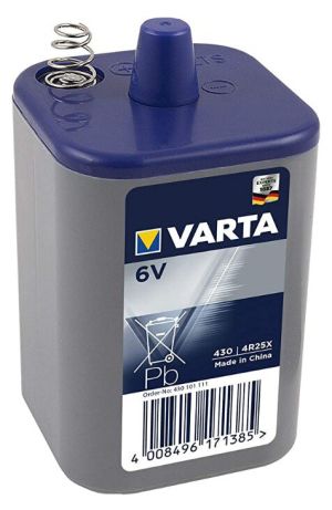 Батерия Varta 430 4R25X – Стабилна Енергия с Непоколебима Издръжливост - 6V, 7.5Ah