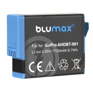 Оригинална Батерия Blumax за GoPro Hero 9/10/11 - AHDBT-901 – Висок Капацитет и Защита - 1730mAh Li-Ion