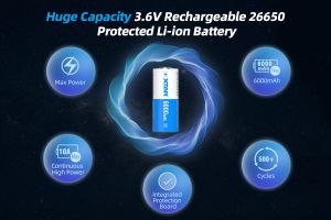 XTAR 26650 6000mAh Li-ion Батерия – Максимална Мощност и Защита