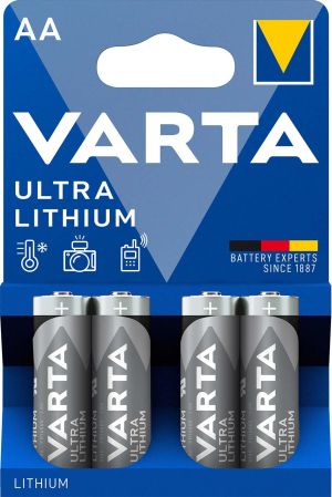 Литиеви Батерии VARTA Ultra Lithium AA L91 – Максимална Мощност за Вашите Устройства, Комплект от 4 броя