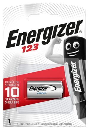 Литиева Батерия ENERGIZER Lithium CR123A 3V – Максимална мощност и дълъг живот за вашите устройства!