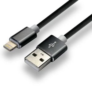 USB–Lightning силиконов кабел everActive CBS‑1.5IB 150 cm – бърз, здрав и надежден избор за вашия iPhone