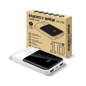 Power Bank everActive Energy Bank EB‑10Q 22.5W 10000mAh – Външна батерия - компактна мощ навсякъде с теб