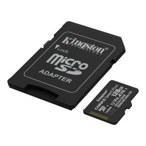 Kingston Canvas Select Plus 128GB microSDXC - 150MB/s UHS-I U1 class 10 V10 – високоскоростна карта памет с адаптер