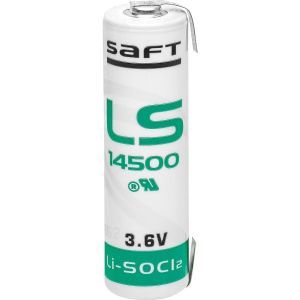 SAFT LS14500 AA 3.6V 2600mAh LFU – Литиева батерия AA с U‑пластини за професионални приложения