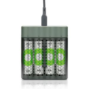 GP ReCyko Speed M452 – Компактно microUSB Зарядно Устройство с 4 броя AA 2600 mAh NiMH Акумулаторни Батерии