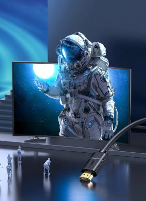 Кабел HDMI-HDMI Baseus CAKGQ-C01 HDMI 2.0 кабел 3 метра – 4K 60Hz, 18Gbps, HDR, 3D