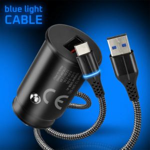 everActive CC-15QC автомобилно зарядно 18W QC3.0 USB-A + USB-C кабел 1 м